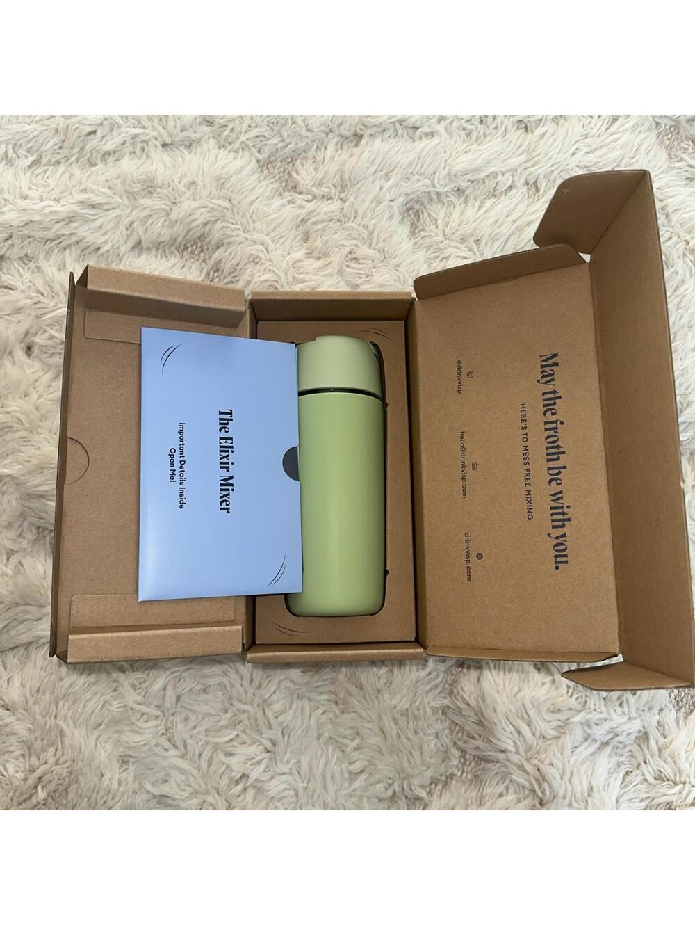 Visp Elixir Mixer 1.0 , 24 oz, Green Matcha  (NEW)